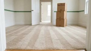 Move-out ready clean carpet